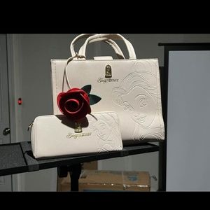 Disney Belle purse and wallet set
